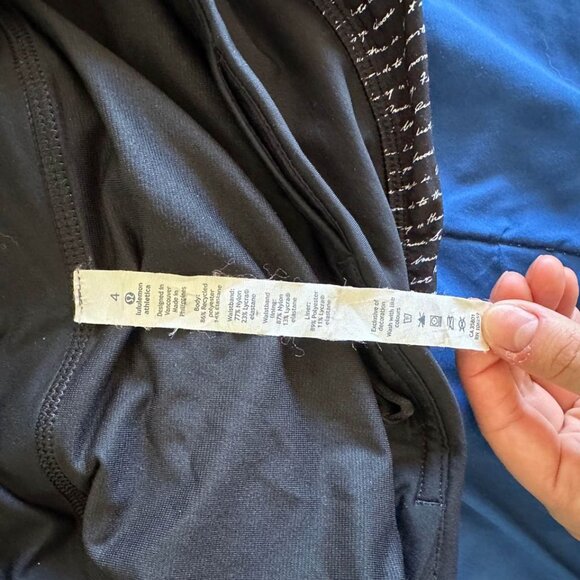 Lululemon Speed Short | Pinstripe | Size 4 - Picture 5 of 5